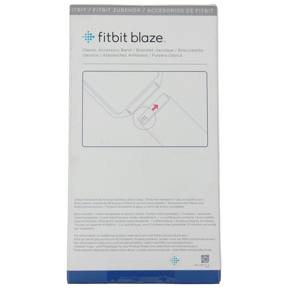 Fitbit Blaze Classic Accessory Band Size S/P Color Purple - Picture 2 of 3